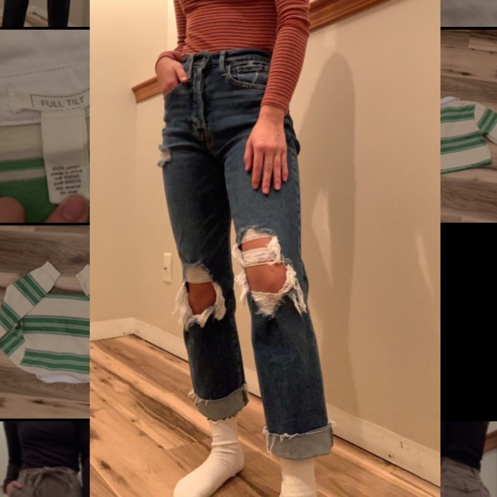 Hollister High Waisted Straight Jeans